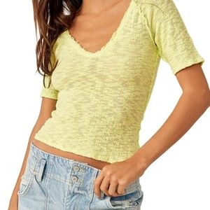 Free People We The Free Early Bloomers NWT Knit Tunic Top